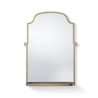 Frontgate Polaris Wall Mirror with Shelf - Frontgate