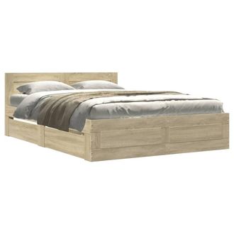 Berkfield Home Bed Frame Frame Wax Brown 75x190 cm Small Single Solid Wood Pine in Light Tan | Size: Small Double
