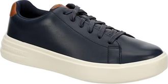 Cole Haan Grand+ Court Sneaker Mens Blue Leather Round Toe Casual Shoes ZOGG801