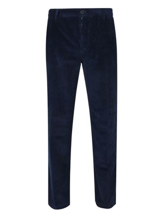 120% Lino corduroy pocket trousers - men - Cotton/Elastane - 56 - Blue
