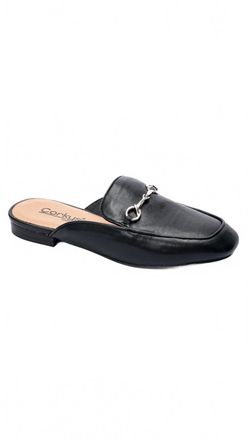 Corkys Footwear Womens Charmer Mule Flat Shoe In Black