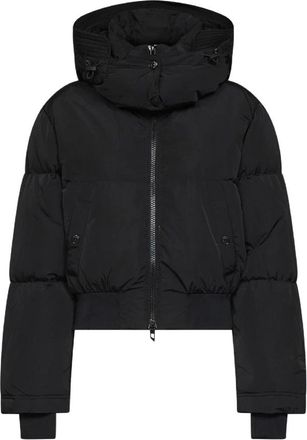 Diesel W-Peyt Short Jacket - Dames - Winterjassen - Zwart - L - Leer - Jassen