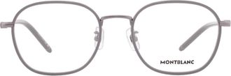 Montblanc Demo Oval Mens Eyeglasses MB0368OA 003 52