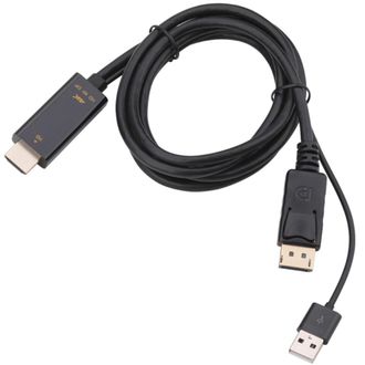 OEM Cable Displayport A Hdmi De Alta Definici&oacute;n, Compatible Con Audio Digital Sin P&eacute;rdidas, Con Dise&ntilde;o De Conexi&oacute;n R&aacute;pida Para Garantizar Una Conexi&oacute;n Seg