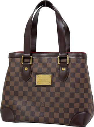 Louis Vuitton Brown Damier Canvas Shoulder Bag Tote Bag (Pre-Owned)