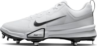 Nike Mens Force Zoom Trout 9 Pro Baseball Cleats in White | FB2907-102