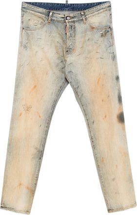 Dsquared2 Cool Guy Faded-effect Paint-splatter Jeans