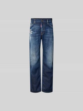 Dsquared2 Straight Fit Jeans im Used-Look in Dunkelblau, Gr&ouml;&szlig;e 48