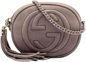 Gucci Pre-owned Soho Crossbody Bag - Dames - Vintage Schoudertas - Bruin - ONE Size - Leer - Vintage
