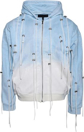 Who Decides War by Ev Bravado Jack verfraaid met trekkoord en capuchon - Blauw