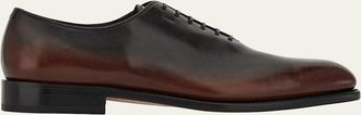 Ferragamo Mens Angiolo Tramezza Degrade Leather Oxfords