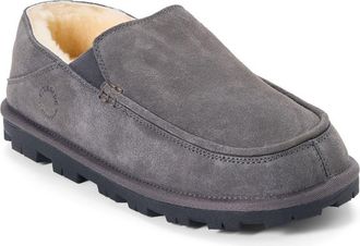 Dearfoams Fireside Shepparton Water Repellent Loafer in Grey at Nordstrom, Size 11