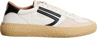 Puraai Vintage Pitch - Heren - Sneakers - Blauw - 43 EU - Leer - Schoenen