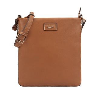 Paul Costelloe Womens Laterale Brown Leather Cross Body Bag - One Size