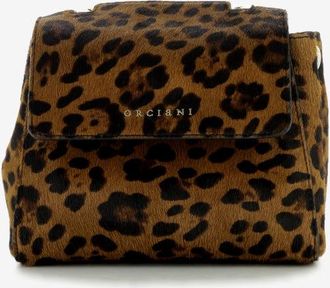 Orciani Borsa Sveva mini in cavallio leopard