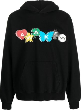 Awake NY Printed Charm Logo Hoodie