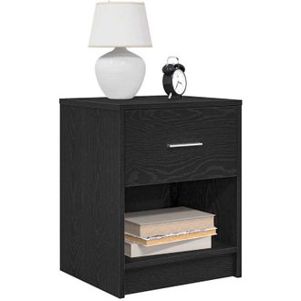vidaXL Comodini 2 pz con Cassetto Nero 40x34x50 cm - Vidaxl