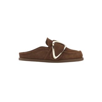INUIKII Schoenen, unisex, Bruin, 40 EU, Leer, Mule Soft