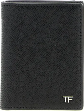 Tom Ford Foldable Card Holder Portafogli Nero-Uomo