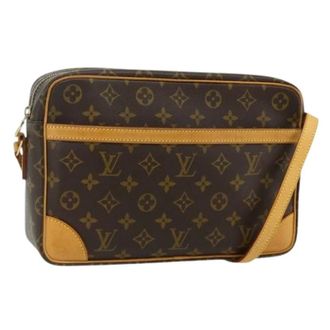 Louis Vuitton Pre-owned Cross Body Bags, female, Brown, Size: ONE SIZE Pre-owned Vintage Monogram Canvas Shoulder Bag