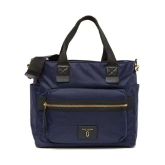 Marc Jacobs Stijlvolle Leren Tas - Dames - Shoppers - Blauw - ONE Size - Tassen