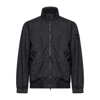 Stone Island Outerwears Nero-Uomo
