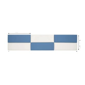OEM Paneles De Pared, Protecci&oacute;n Contra Impactos, Estilo Moderno, Azul
