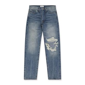 Rhude Indigo Denim Straight Fit Jeans