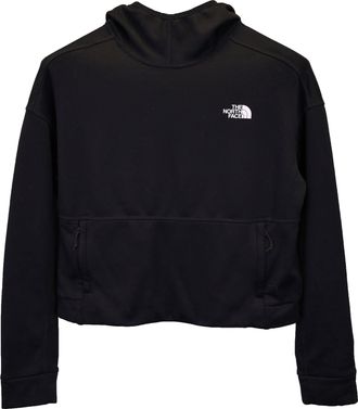 The North Face Cropped Hoodie in Black Polyester