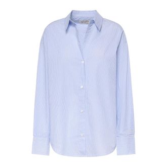 MC2 Saint Barth Shirts, female, Blue, Size: M Long Sleeve Shirt