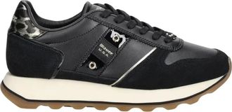 Blauer Mills Sneaker - Dames - Sneakers - Zwart - 40 EU - Su&egrave;de - Schoenen