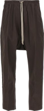 Rick Owens Brown Drawstring Long pants