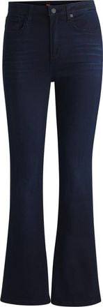 HUGO BOSS Womens Rosa 2.0 Slim Fit Five Pocket Jeans in Charcoal - Grey - Size 27W/32L