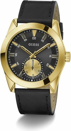 Guess Greyson - Dames - Horloges - Zwart - ONE Size - Leer - Accessoires