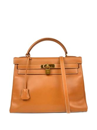 Herm&egrave;s 1990 Swift Kelly 32 handtas - Bruin