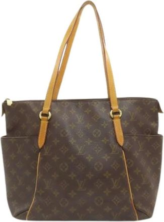Louis Vuitton Pre-owned Tote Bags, female, Brown, Size: ONE SIZE Pre-owned Vintage Monogram Tote Bag