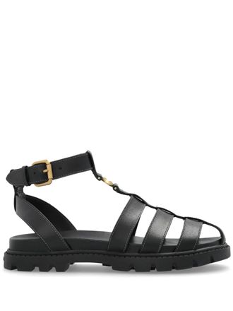 Coach Sculpted-C fisherman sandals - Black