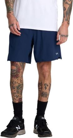 Rvca Yogger Stretch Shorts in Midnight at Nordstrom, Size Xx-Large