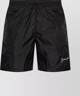 Givenchy swim shorts logo elastic waist