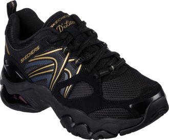 Skechers Womens Dlites3 Air in Black/Black - Size UK 2.5