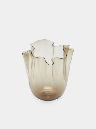 VENINI Fazzoletto Hand-Blown Murano Glass Vase (5.5in/13.5cm)