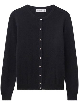 Pringle Of Scotland round-neck cashmere cardigan - women - Cashmere - S - Black