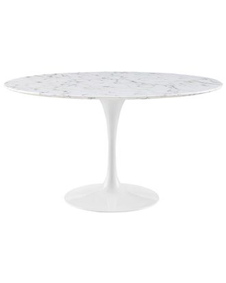 ModWay Lippa 54In Round Artificial Marble Dining Table