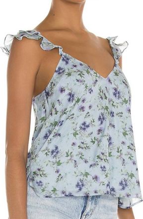 Cami NYC Cara Chiffon Cami In Blue Geranium