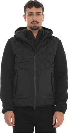 Peuterey Giacca Harrington con cappuccio Hulme Sjlr Bmat - - Jackets - Uomo - Nero - XL