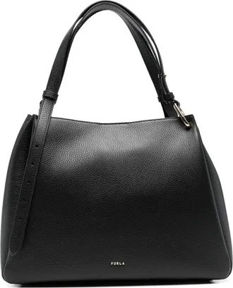 Furla Nuvola Grained-leather Tote Bag