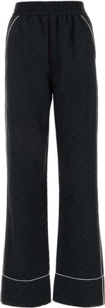 Off-white Black All Over Logo Print Pant