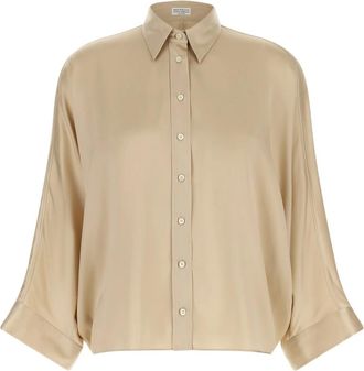 Brunello Cucinelli Mujer, Blusas y Camisas, Beige, Talla: S
