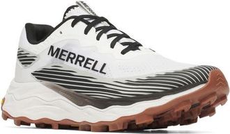 Merrell Agility Peak 6 Trail Running Shoe in White/Black at Nordstrom, Size 11.5