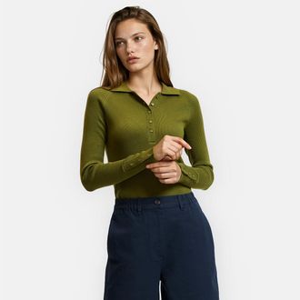 La Redoute Collections Trui met polokraag van viscosemix